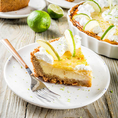 Key lime pie is a dessert with a classic American origin.