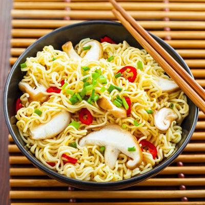 Yellow noodles, also known as alkaline noodles, are a type of noodle that have a high alkaline content.