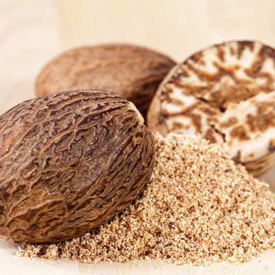Nutmeg is a spice made from the fruit that grows from the Myristica fragrans tree.