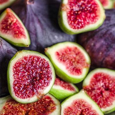 Figs are the fruit of the fig tree (Ficus carica).