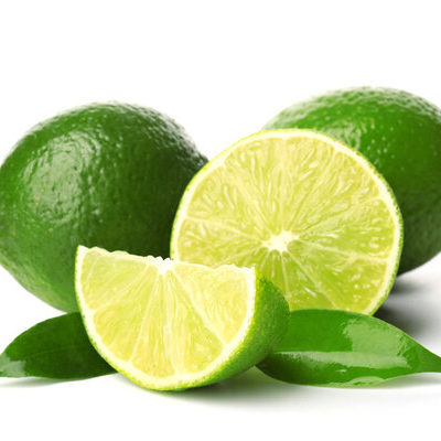 A lime (Citrus aurantiifolia) is a round, green acidic fruit with a hard peel and soft fleshy interior.
