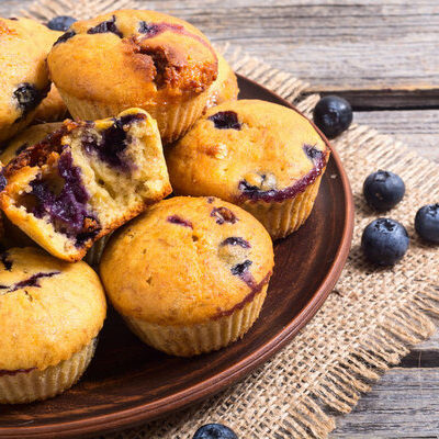 Muffins refer to baked goods made from butter, sugar, eggs, milk, and flour.