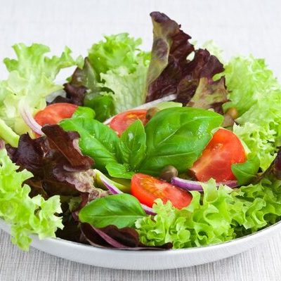 Lettuce (Lactuca sativa) is a leafy vegetable from the asparagus family.