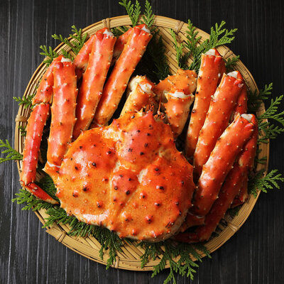 King Crab is a type of seafood that belongs to the Lithodidae family of crustaceans.