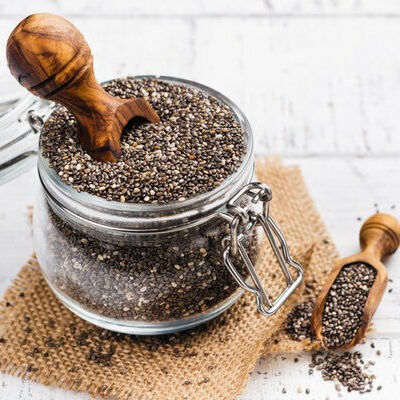 Chia seeds are a species of flowering plant belonging to the mint family.