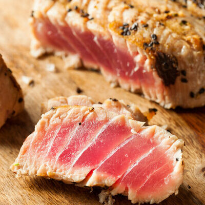 Tuna is a saltwater fish belonging to the Scombridae or mackerel family.