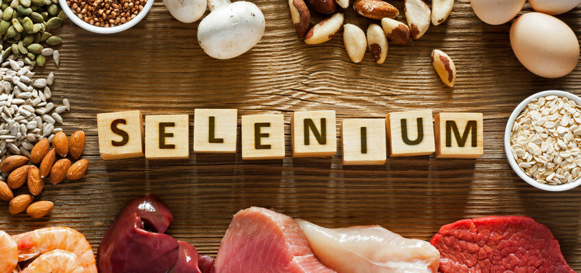 Selenium regulates antioxidant activities in the body, combatting aging as a result.