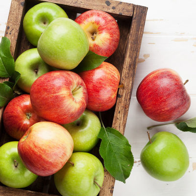 The apple is a round, tree fruit that grows in 7,500 different varieties around the world.