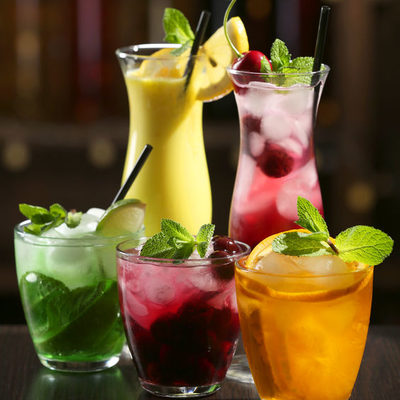 A cocktail is an alcoholic drink that can be made of liquor, liqueurs, syrup, fruit juice, or other ingredients.