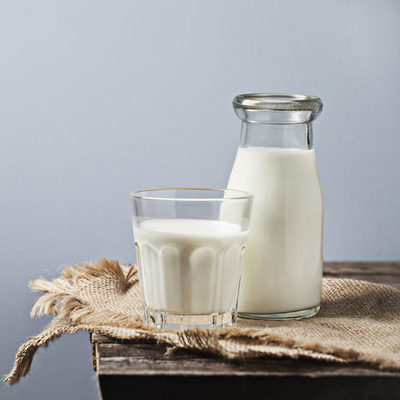 Milk is a nutritious source of fat and protein.