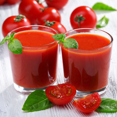 Tomato juice is a liquid beverage prepared from the extract of ripe tomatoes.