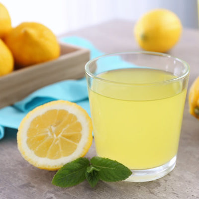Lemon juice is the liquid extract of the lemon fruit.