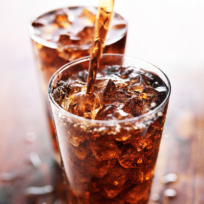 Soda is a type of soft drink that consists of carbonated water, sweeteners, flavorings, and colorings.