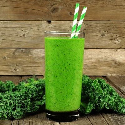Kale juice is a natural drink derived from the leafy, green vegetable kale.
