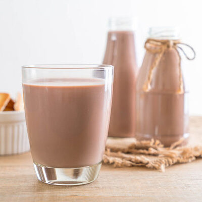 Chocolate milk is sweetened chocolate-enriched milk.
