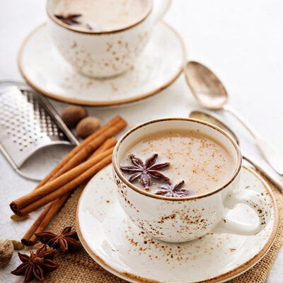 Indian tea is a warm beverage brewed from a combination of tea, spices, and milk.