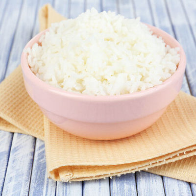 Rice (Oryza sativa) is a starchy cereal grain that can be eaten alone or used as an ingredient in a variety of dishes.
