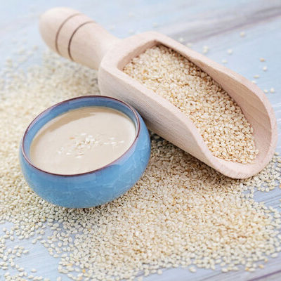 What is Tahini? Tahini is made from toasting ground sesame seeds.