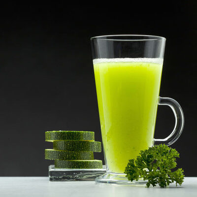 Zucchini juice is the liquid extract from the zucchini plant.