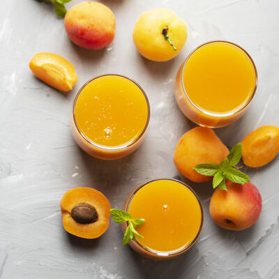 Apricot juice is the liquid extraction of the apricot fruit of the Rosaceae family.