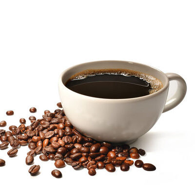 Black coffee is a type of drink brewed using only water and ground coffee.