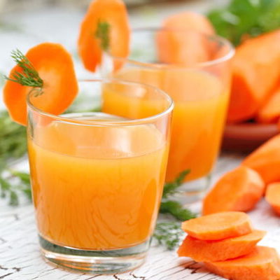 Carrot juice is the liquid extract of the carrot vegetable.