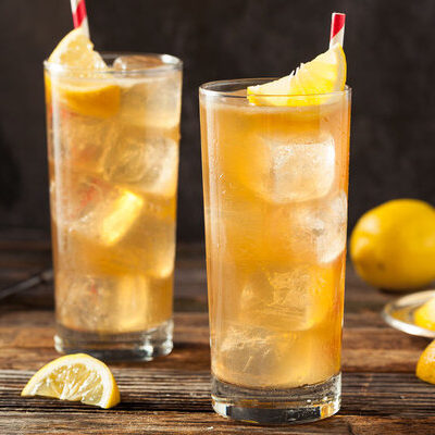 Triple sec liqueur is a colorless orange-flavored liqueur.