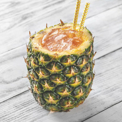 Bahama Mama is a cocktail that uses a blend of fruit juices and coconut rum to give a tropical feel in both appearance and taste.