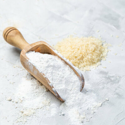 Rice flour is a type of flour made from finely milled rice. Any type of rice may be used to prepare this flour.