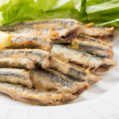 Anchovy is a type of forage fish found exclusively in saltwater.