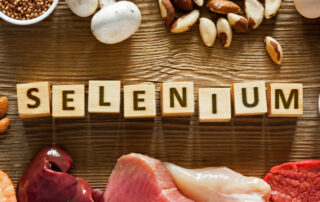 Selenium regulates antioxidant activities in the body, combatting aging as a result.