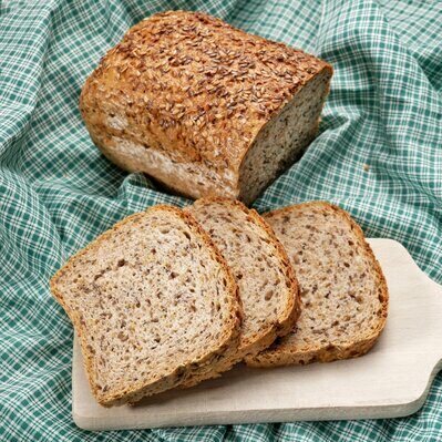 Multigrain bread is a type of bread prepared with a blend of two or more grains, as the name indicates. These grains can include wheat, oats, millet, barley, rye, sorghum, and corn.